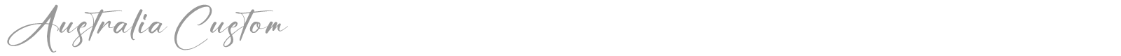 Australia Custom font preview